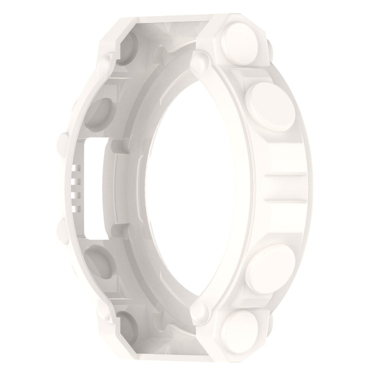 For Amazfit T-Rex 2 Armor Hollow TPU Watch Case(Lvory White) - Watch Cases by buy2fix | Online Shopping UK | buy2fix