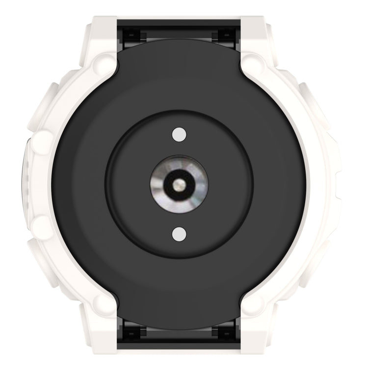 For Amazfit T-Rex 2 Armor Hollow TPU Watch Case(Lvory White) - Watch Cases by buy2fix | Online Shopping UK | buy2fix