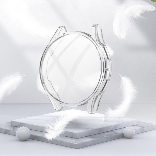 For Samsung Galaxy Watch 5 40 mm Full Coverage TPU Electroplating Protective Case(Transparent) by buy2fix