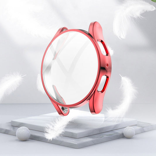 For Samsung Galaxy Watch 5 40 mm Full Coverage TPU Electroplating Protective Case(Red) by buy2fix