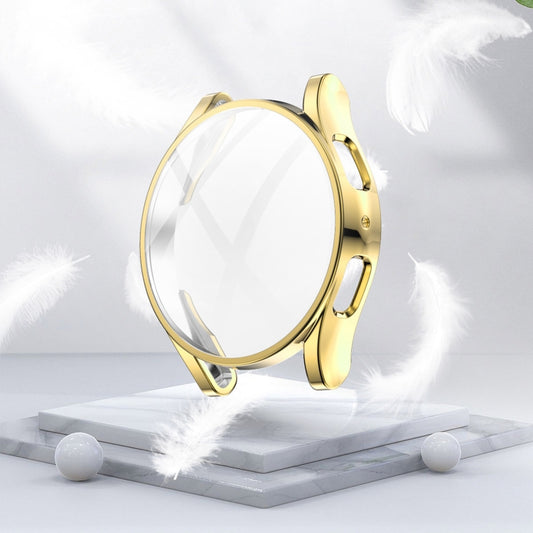 For Samsung Galaxy Watch 5 44 mm Full Coverage TPU Electroplating Protective Case(Gold) by buy2fix