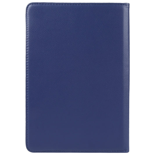 For 10 inch Tablet 360 Degree Rotation Litchi Texture Flip Leather Tablet Case(Blue) by buy2fix