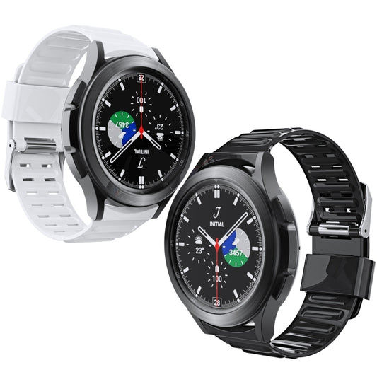 For Samsung Galaxy Watch5 Pro 45mm/5 44mm/5 40mm Silicone Strap Watch Band(Black) by buy2fix
