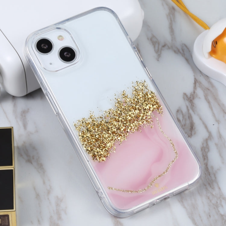 For iPhone 14 DFANS DESIGN Dual-color Starlight Shining Phone Case (Pink) - iPhone 14 Cases by DFANS DESIGN | Online Shopping UK | buy2fix
