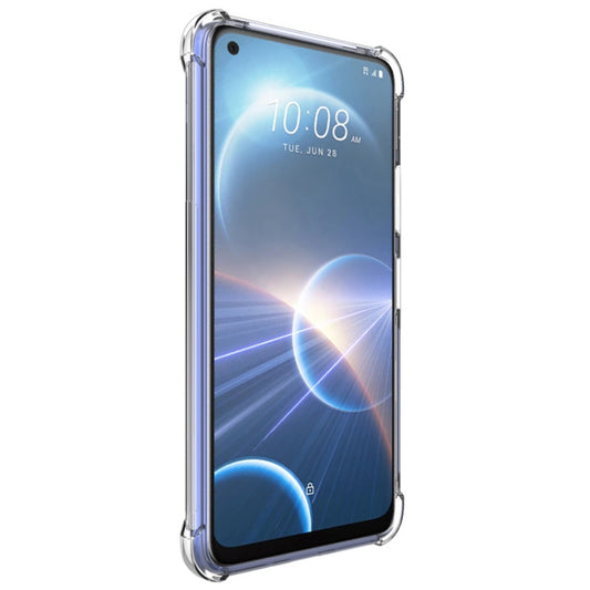 For HTC Desire 22 Pro 5G imak All-inclusive Shockproof Airbag TPU Case (Transparent) by imak