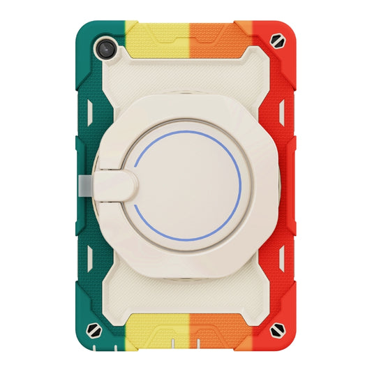 For Lenovo Tab M10 Plus 3rd Gen Armor Contrast Color Silicone + PC Tablet Case(Colorful Red) - Lenovo by buy2fix | Online Shopping UK | buy2fix