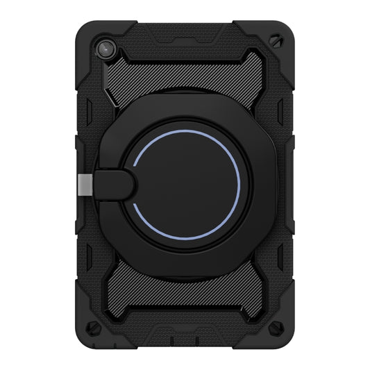 For Lenovo Tab M10 Plus 3rd Gen Armor Contrast Color Silicone + PC Tablet Case(Black) - Lenovo by buy2fix | Online Shopping UK | buy2fix