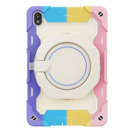 For Lenovo Tad P11 Armor Contrast Color Silicone + PC Tablet Case(Colorful Pink) - Lenovo by buy2fix | Online Shopping UK | buy2fix