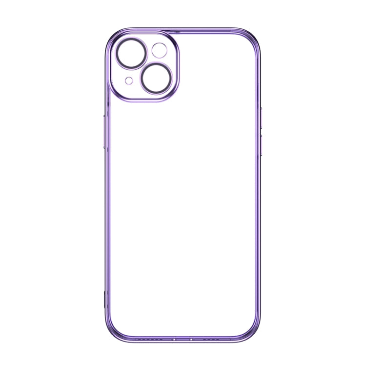 For iPhone 14 TOTUDESIGN AA-155 Series Electroplating TPU Phone Case (Purple) - iPhone 14 Cases by TOTUDESIGN | Online Shopping UK | buy2fix