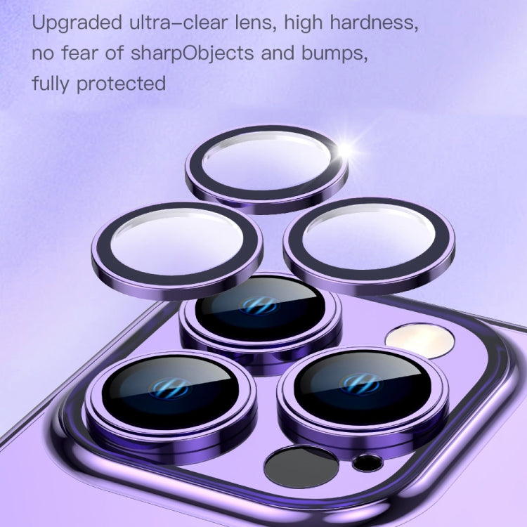 For iPhone 14 TOTUDESIGN AA-155 Series Electroplating TPU Phone Case (Purple) - iPhone 14 Cases by TOTUDESIGN | Online Shopping UK | buy2fix