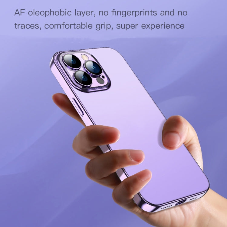 For iPhone 14 TOTUDESIGN AA-155 Series Electroplating TPU Phone Case (Purple) - iPhone 14 Cases by TOTUDESIGN | Online Shopping UK | buy2fix