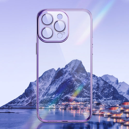 For iPhone 14 Plus TOTUDESIGN AA-155 Series Electroplating TPU Phone Case (Blue) - iPhone 14 Plus Cases by TOTUDESIGN | Online Shopping UK | buy2fix