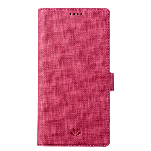 For iPhone 14 ViLi K Series Dual-side Buckle Magsafe Leather Phone Case (Rose Red) by ViLi