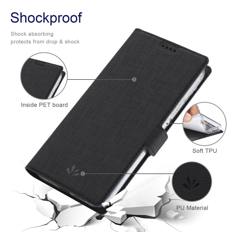 For iPhone 13 Pro Max ViLi K Series Dual-side Buckle Magsafe Leather Phone Case (Black) by ViLi