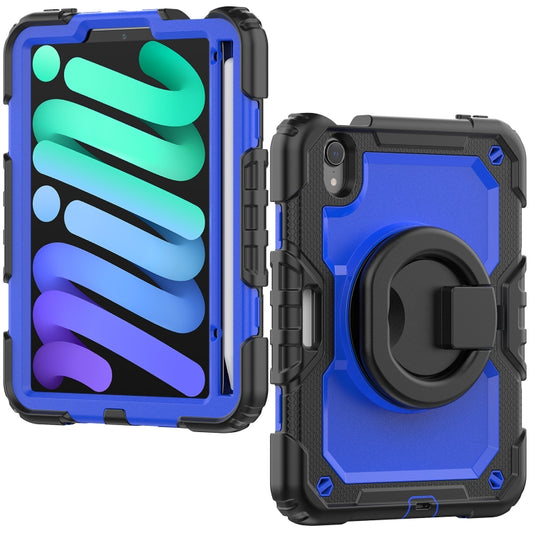 For iPad mini 2024 / mini 6 Bracelet Holder Silicone + PC Tablet Case(Dark Blue) - iPad mini 6 Cases by buy2fix | Online Shopping UK | buy2fix