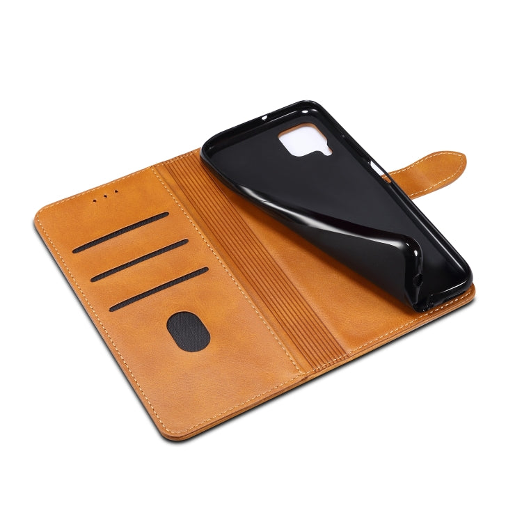For Huawei P40 Lite/Nova 6 SE/7i GUSSIM Business Style Horizontal Flip Leather Case with Holder & Card Slots & Wallet(Blue) - Huawei Cases by GUSSIM | Online Shopping UK | buy2fix