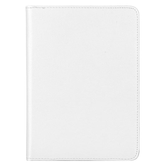 For iPad Air 13 2024 / iPad Pro 12.9 2022 / 2021 / 2020 Litchi Texture Horizontal Flip 360 Degrees Rotation Leather Tablet Case with Holder(White) by buy2fix