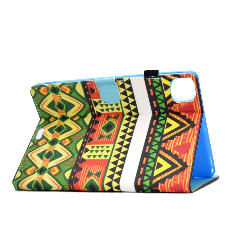 For iPad Pro 11 2020 Sewing Thread TPU Left and Right Flat Leather Tablet Case with Sleep Function & Card Slot & Buckle Anti-skid Strip and Pen Cover(Democratic Style) - iPad Pro 11 (2020) Cases by buy2fix | Online Shopping UK | buy2fix