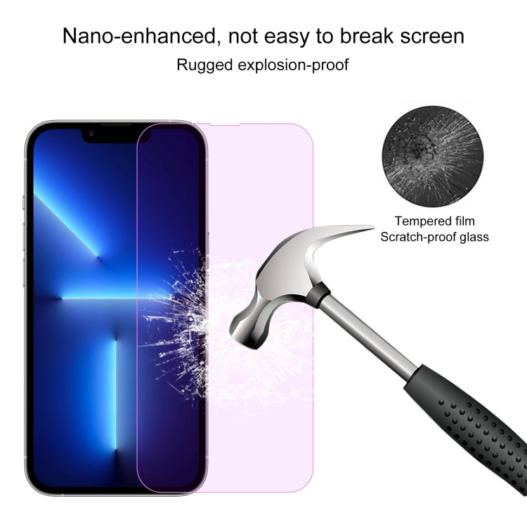 For iPhone 16e / 13 / 13 Pro Purple Light Eye Protection Tempered Glass Film - iPhone 13 Pro Tempered Glass by DIYLooks | Online Shopping UK | buy2fix