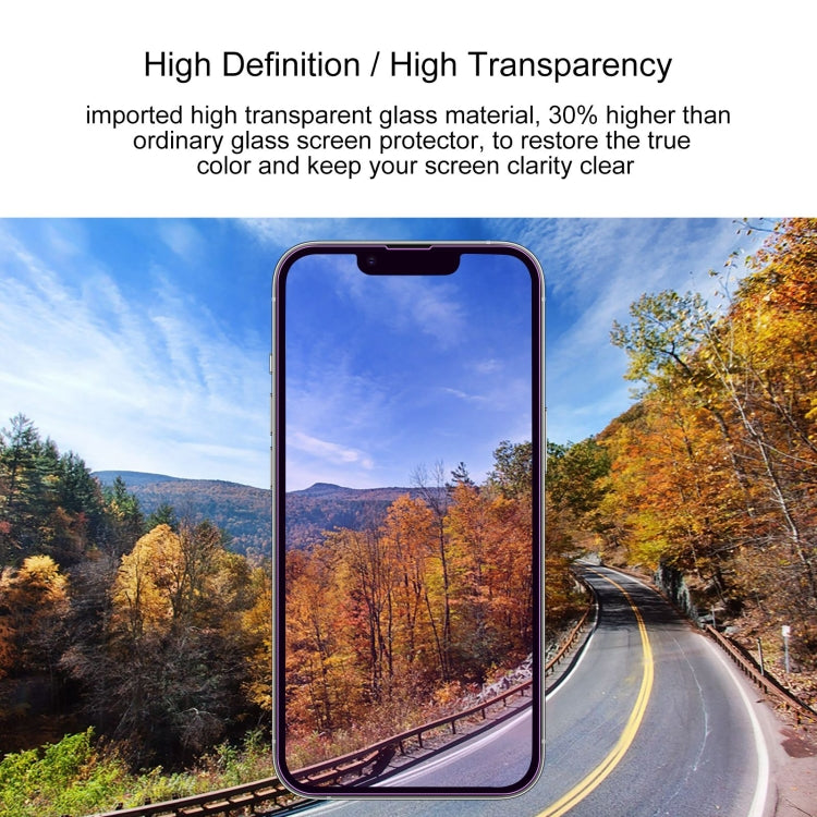 For iPhone 16e / 13 / 13 Pro Purple Light Eye Protection Tempered Glass Film - iPhone 13 Pro Tempered Glass by DIYLooks | Online Shopping UK | buy2fix