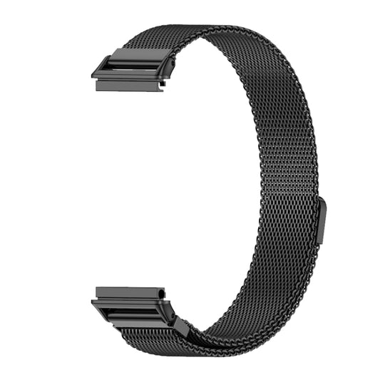 For Huawei Band 7 / 7 NFC MIJOBS Milan Magnetic Stainless Steel Watch Band(Black) by MIJOBS