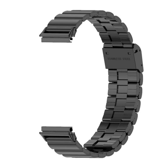 For Huawei Band 7 / 7 NFC Mijobs Bamboo Stainless Steel Metal Buckle Watch Band(Black) by MIJOBS