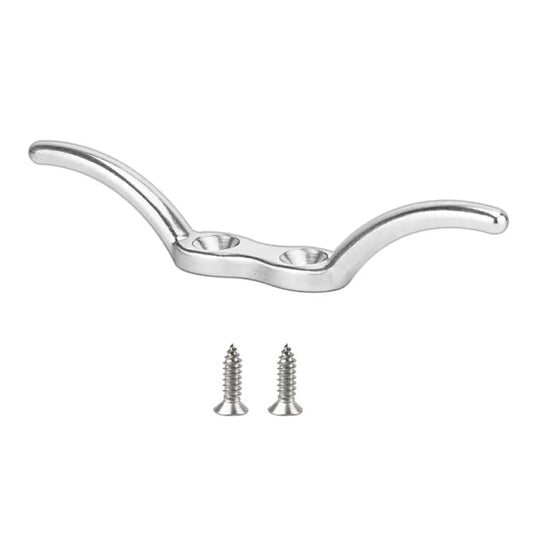 316 Stainless Steel Marine Flagpole Hook with Screw, Style:2-1/2 inch by buy2fix