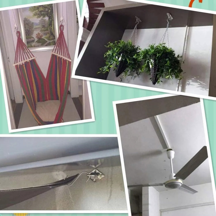 2 PCS 10mm 304 Stainless Steel Ship Diamond Door Hinges Buckle by buy2fix