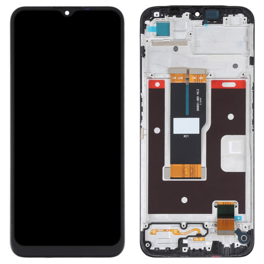LCD Screen and Digitizer Full Assembly with Frame For Realme C31 RMX3501 by buy2fix