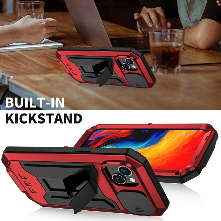 For iPhone 14 R-JUST Shockproof Life Waterproof Dust-proof Case (Red) by R-JUST