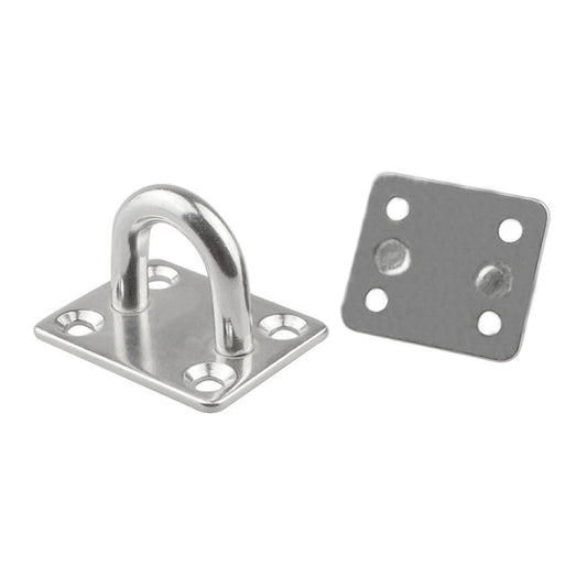 3 PCS 8mm 304 Stainless Steel Ship Square Door Hinges Buckle by buy2fix