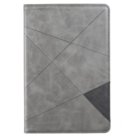 For Samsung Galaxy Tab A8 10.5 2021 SM-X200/X205 Prismatic Leather Tablet Case(Grey) - Other Galaxy Tab PC by buy2fix | Online Shopping UK | buy2fix