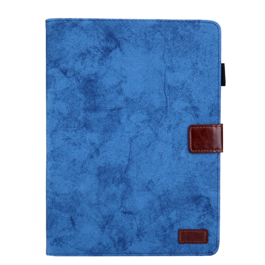For iPad Pro 11 (2020) & (2018) Marble Style Cloth Texture Tablet PC Protective Leather Case with Bracket & Card Slot & Photo Holder(Blue) - iPad Pro 11 (2018) Cases by buy2fix | Online Shopping UK | buy2fix