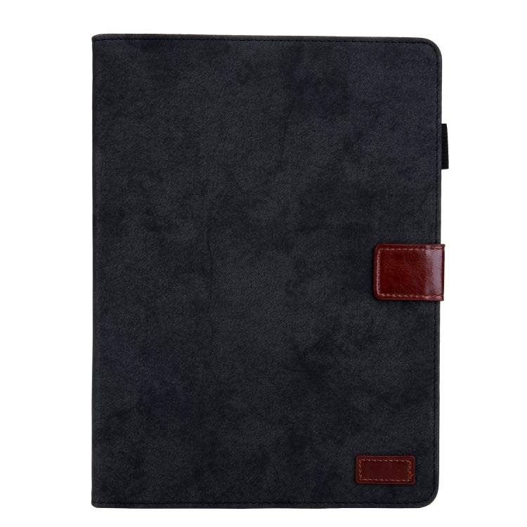 For iPad Pro 11 (2020) & (2018) Marble Style Cloth Texture Tablet PC Protective Leather Case with Bracket & Card Slot & Photo Holder(Black) - iPad Pro 11 (2018) Cases by buy2fix | Online Shopping UK | buy2fix