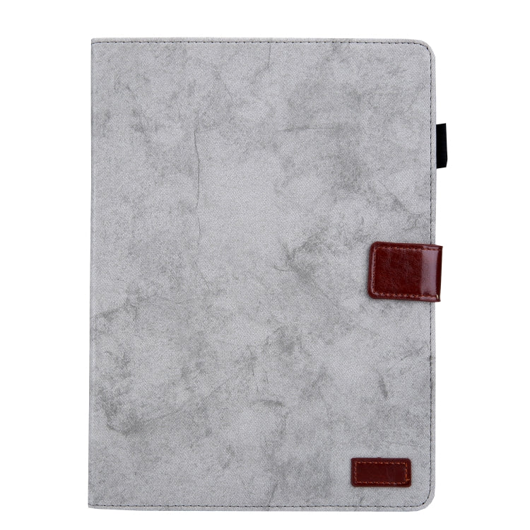 For iPad Pro 11 (2020) & (2018) Marble Style Cloth Texture Tablet PC Protective Leather Case with Bracket & Card Slot & Photo Holder(Gray) - iPad Pro 11 (2018) Cases by buy2fix | Online Shopping UK | buy2fix