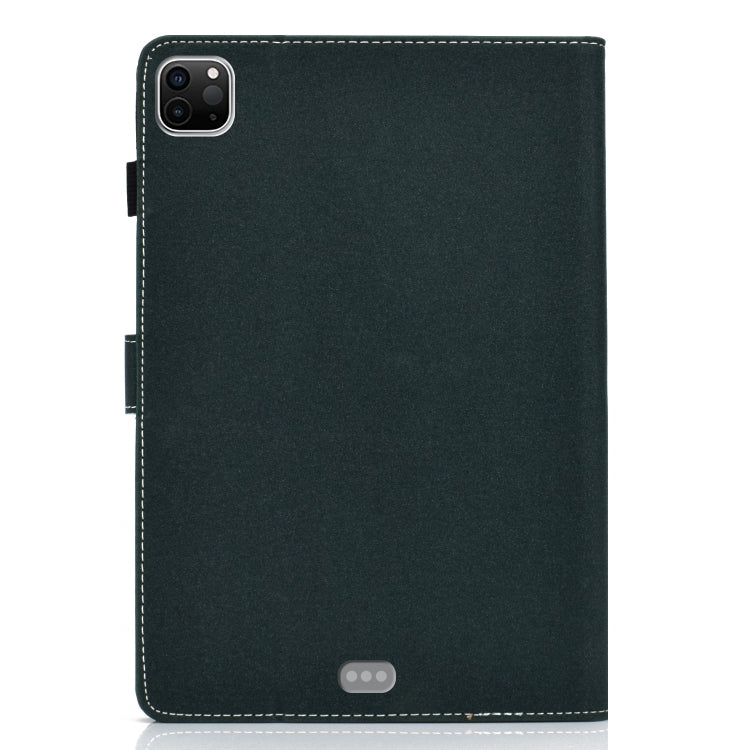 For iPad Pro 11 inch 2020 Sewing Thread Left and Right Painted Plate with Sleep Function & Pen Cover & Anti-skid strip & Bracket(Elephant) - iPad Pro 11 (2020) Cases by buy2fix | Online Shopping UK | buy2fix