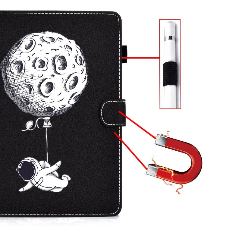 For iPad Pro 11 inch 2020 Sewing Thread Left and Right Painted Plate with Sleep Function & Pen Cover & Anti-skid strip & Bracket(Starman) - iPad Pro 11 (2020) Cases by buy2fix | Online Shopping UK | buy2fix