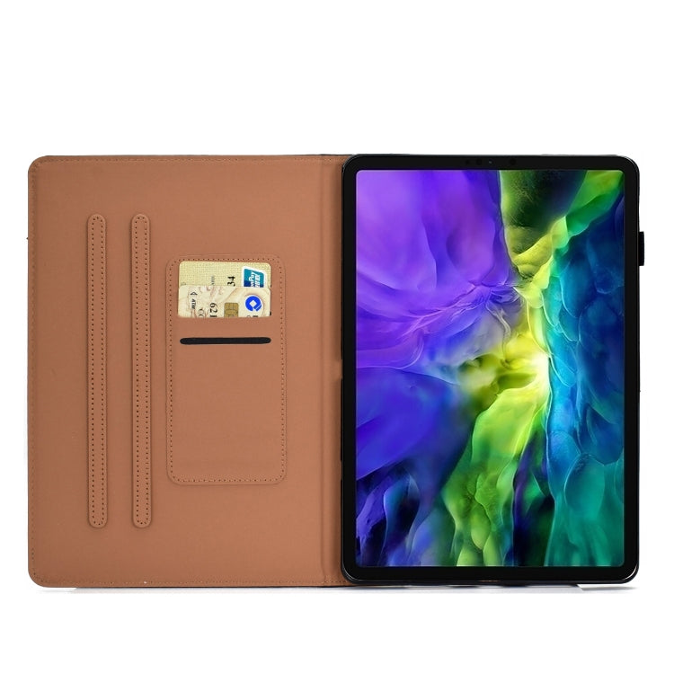 For iPad Pro 11 inch 2020 Sewing Thread Left and Right Painted Plate with Sleep Function & Pen Cover & Anti-skid strip & Bracket(Starman) - iPad Pro 11 (2020) Cases by buy2fix | Online Shopping UK | buy2fix