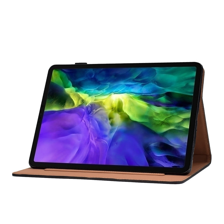 For iPad Pro 11 inch 2020 Sewing Thread Left and Right Painted Plate with Sleep Function & Pen Cover & Anti-skid strip & Bracket(Starman) - iPad Pro 11 (2020) Cases by buy2fix | Online Shopping UK | buy2fix