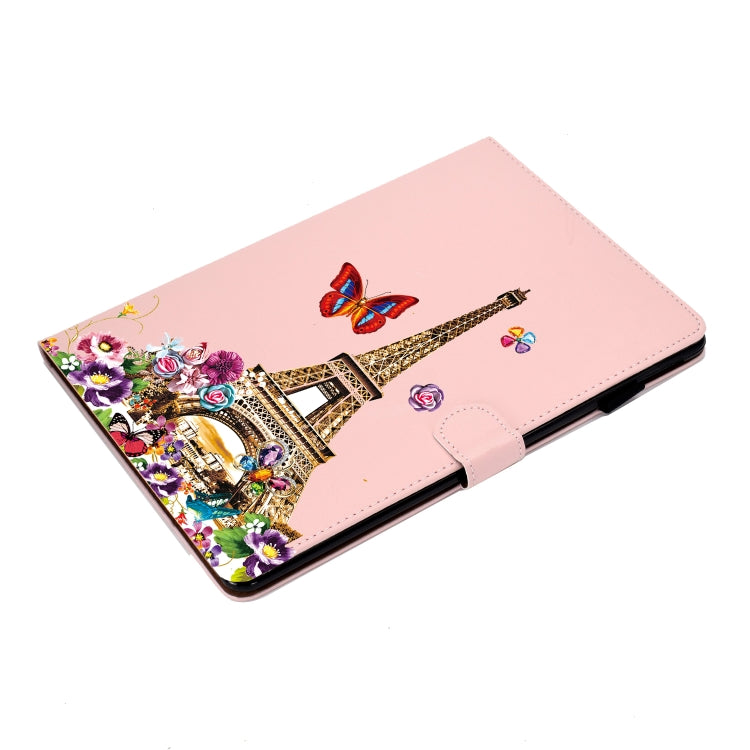 For iPad Pro 11 inch 2020 Sewing Thread Left and Right Painted Plate with Sleep Function & Pen Cover & Anti-skid strip & Bracket(Iron Tower) - iPad Pro 11 (2020) Cases by buy2fix | Online Shopping UK | buy2fix