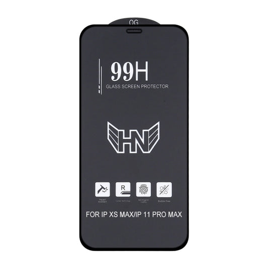 High Aluminum Large Arc Full Screen Tempered Glass Film For iPhone 11 Pro Max / XS Max by buy2fix