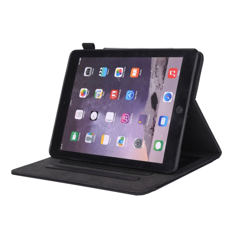 For iPad Pro 11 (2020) & (2018) Big Metal Button Business Tablet PC Protective Leather Case with Bracket & Card Slot & Photo Holder & Wallet(Black) - iPad Pro 11 (2018) Cases by buy2fix | Online Shopping UK | buy2fix