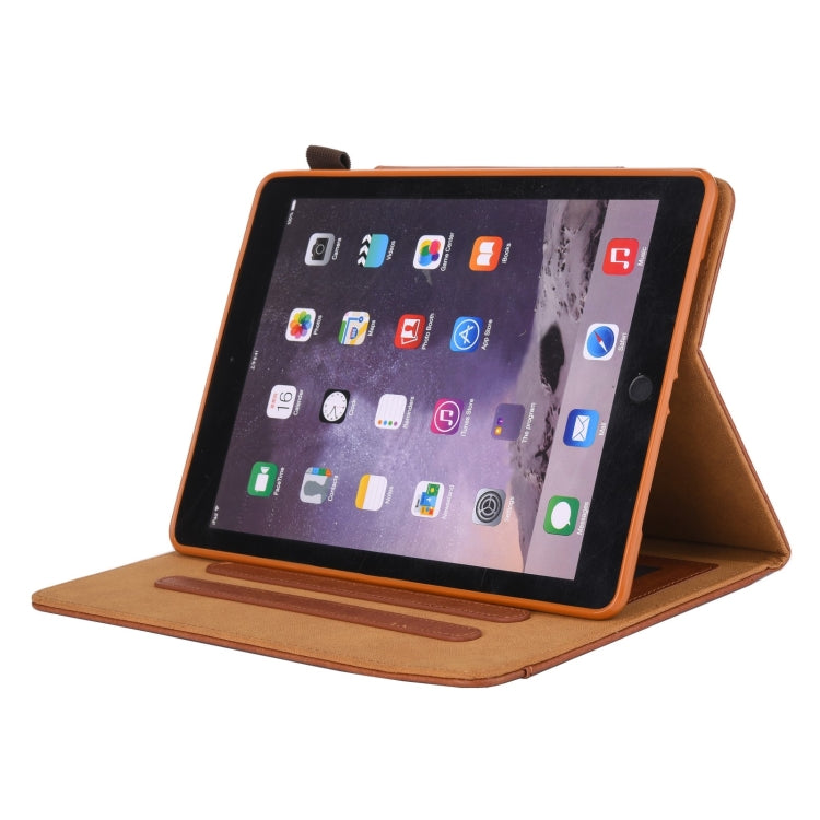 For iPad Pro 11 (2020) & (2018) Big Metal Button Business Tablet PC Protective Leather Case with Bracket & Card Slot & Photo Holder & Wallet(Brown) - iPad Pro 11 (2018) Cases by buy2fix | Online Shopping UK | buy2fix