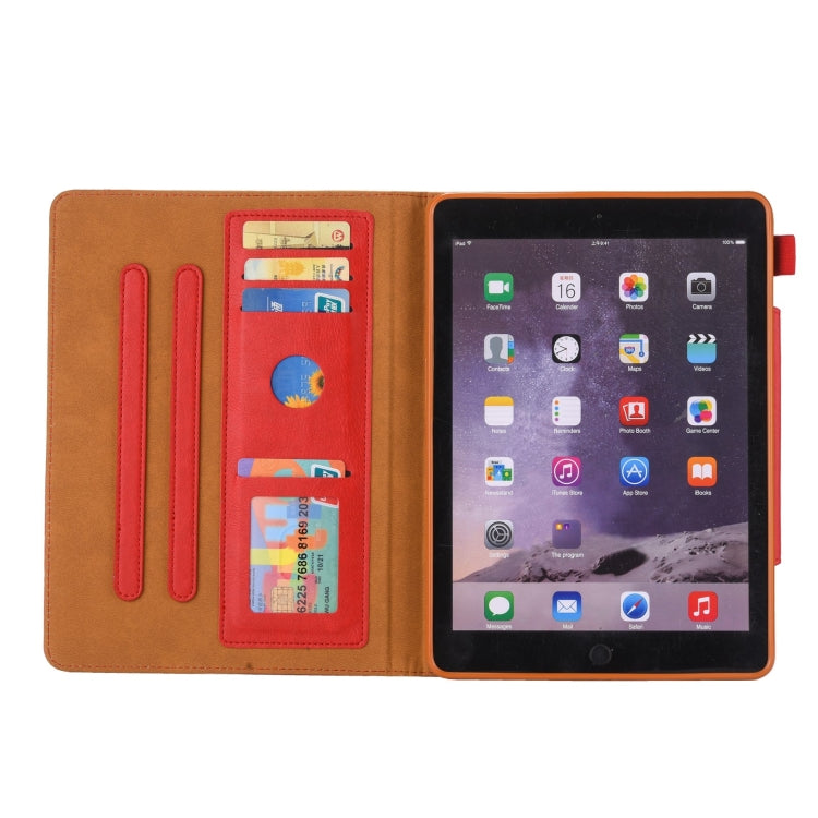 For iPad Pro 11 (2020) & (2018) Big Metal Button Business Tablet PC Protective Leather Case with Bracket & Card Slot & Photo Holder & Wallet(Red) - iPad Pro 11 (2018) Cases by buy2fix | Online Shopping UK | buy2fix