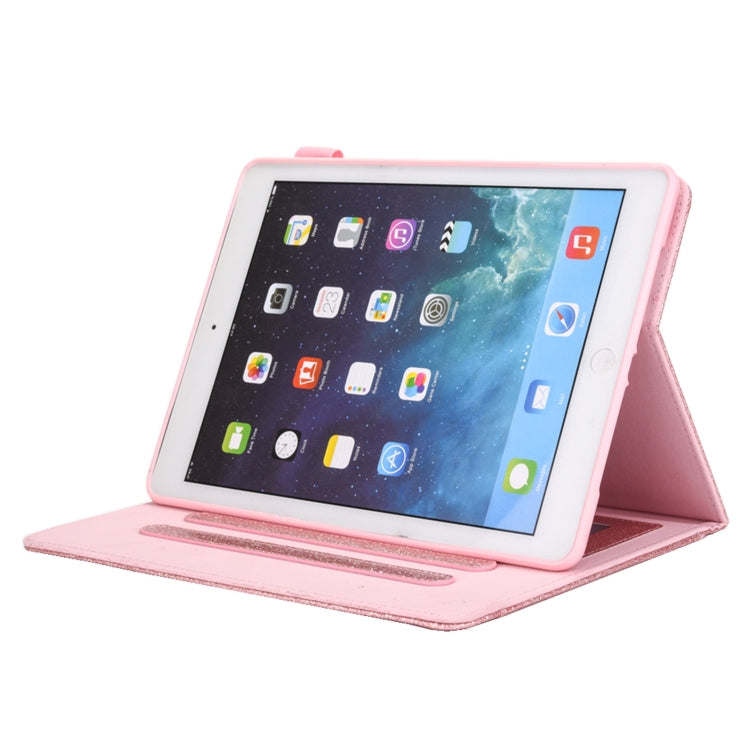 For iPad Pro 11 (2020) & (2018) Big Metal Button Business Tablet PC Protective Leather Case with Bracket & Card Slot & Photo Holder & Wallet(Pink) - iPad Pro 11 (2018) Cases by buy2fix | Online Shopping UK | buy2fix