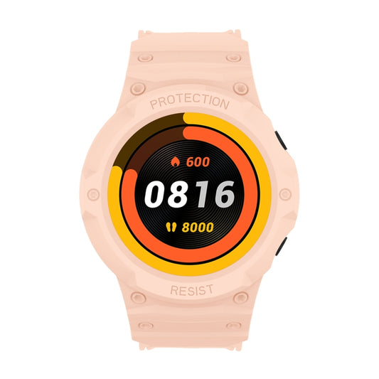 For Xiaomi Watch Color Sport Armor Unibody TPU Watch Band Case(Pink) by buy2fix