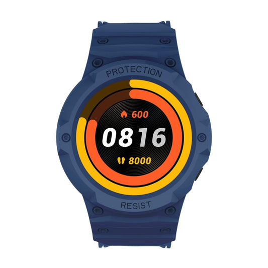 For Xiaomi Watch Color Sport Armor Unibody TPU Watch Band Case(Midnight Blue) by buy2fix