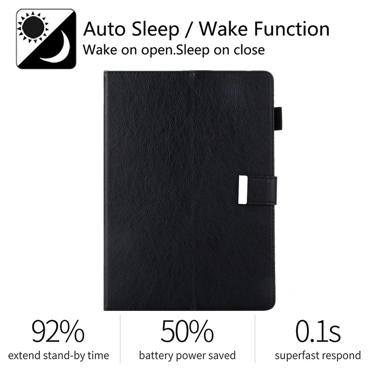 For iPad Pro 11 (2020) & (2018) Small Metal Button Magnetic Attraction Tablet PC Protective Leather Case with Deformable Bracket & Handle & Card Slots & Pen Slot & Sleep / Wake-up Function(Black) - iPad Pro 11 (2018) Cases by buy2fix | Online Shopping UK | buy2fix