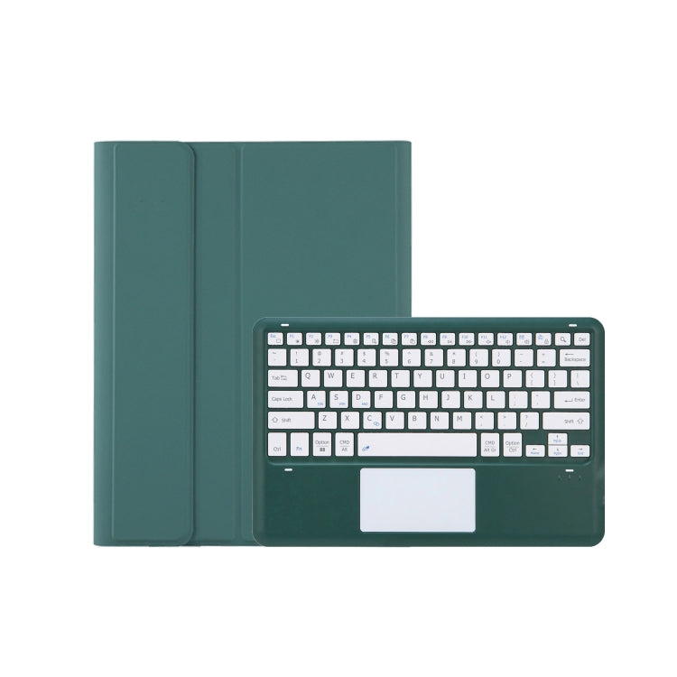 A0N4-A Detachable Sheep Pattern TPU Bluetooth Keyboard Tablet Leather Case with Touchpad For Xiaomi Pad 5 Pro 12.4(Dark Green) by buy2fix
