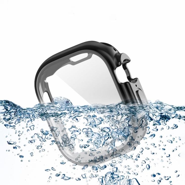 PET Film TPU Watch Case For Apple Watch Ultra 1 / 2 / 3 49mm(Gold) by buy2fix